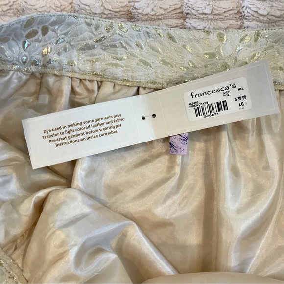 💥 Francesca’s Alya Fireworks Skirt L NWT - Picture 6 of 13